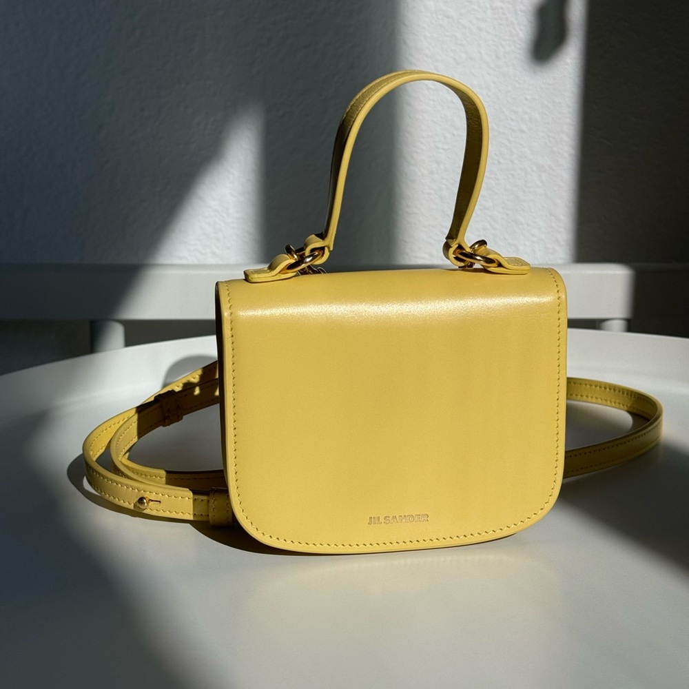 NEW Jil Sander Leather mini bag - Picture 4 of 15